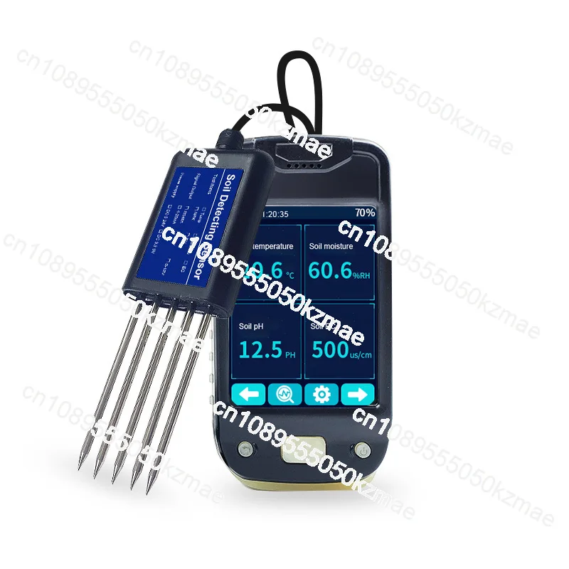 

7 in 1 Portable Soil Tester Moisture/Temperature/NPK Analyzer | Handheld Data Logger