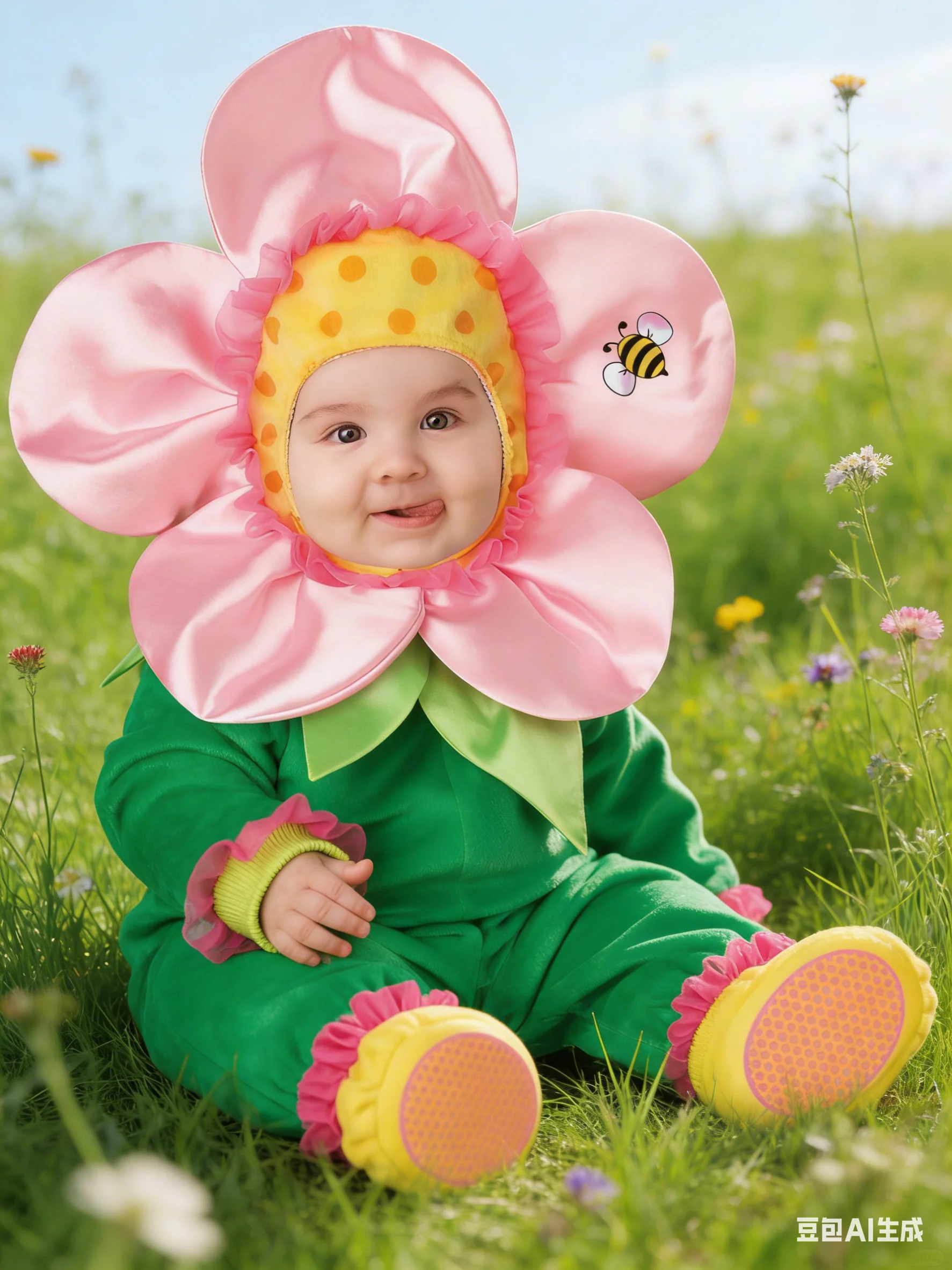 

Happy Purim Clothes Carnival Halloween Outfits Baby Girls Flower Costume Rompers Jumpsuit Toddlers Infant Clothes For Party