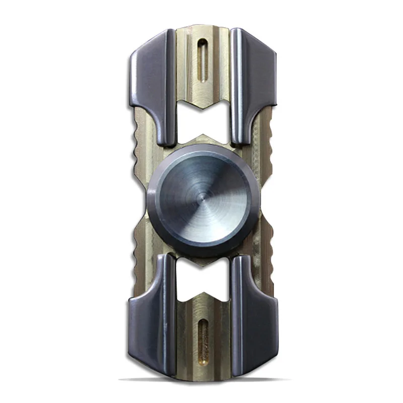 New Armor Fingertip Gyroscope Brass Alloy Fidget Toy High-end Precision Rotary Decompression Office Fidget Spinner Toy