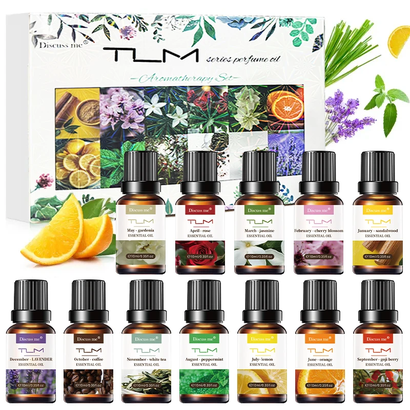 TLM 12pcs Air Freshener Natural Plant Aromatherapy Essential Oil Air Conditioning Perfume Aroma Diffuser Fragrance Humidifier