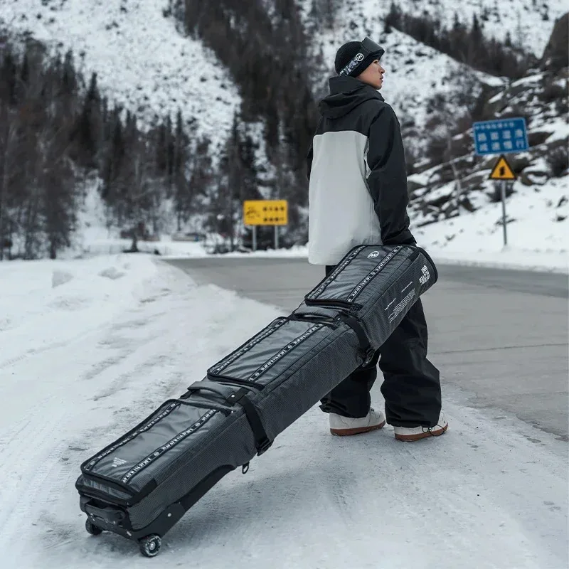 

NANDN Лыжная сумка Сумка для сноуборда большой емкости, ролики, лыжное снаряжение