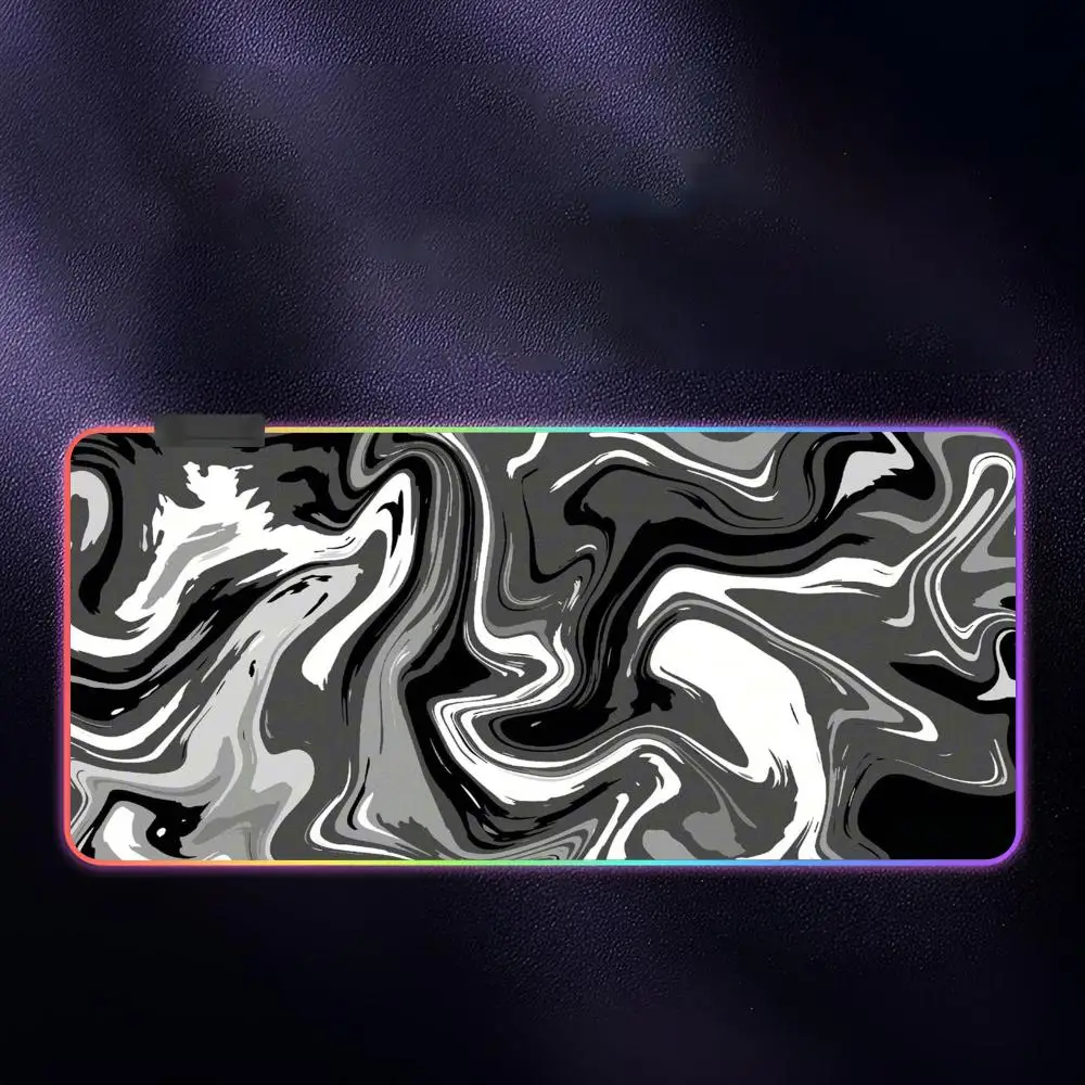

S-Strata Liquid Mouse Pad RGB игровой коврик для мыши светодиодный большой игровой коврик для мыши XXL коврик для клавиатуры светящийся настольный коврик с подсветкой