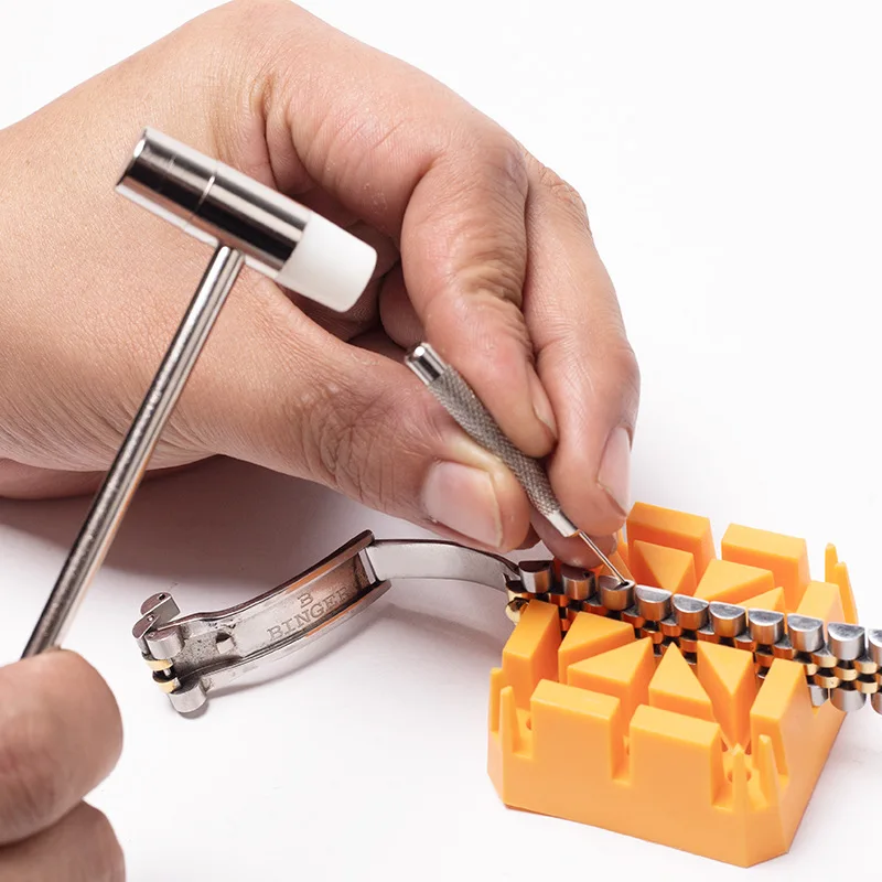 Mini Metal Watch Repair Hammer, Double Head Small Hammer Professional Watch Band Pin Removal Tool Watch Maintenance Hand Tool