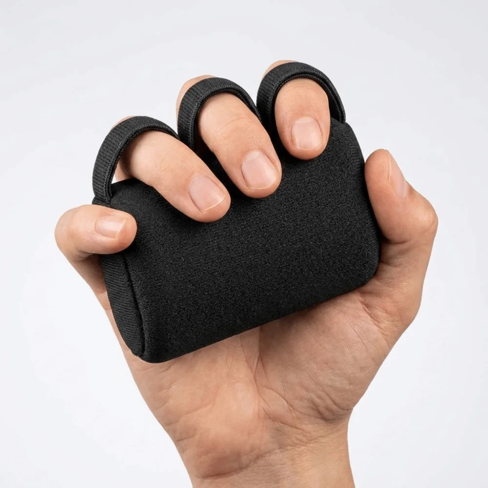 Soft Finger Gripper Ergonomic Portable Finger Separator Breathable Sweat Resistant Fingers Separation Pad Bedridden Patients