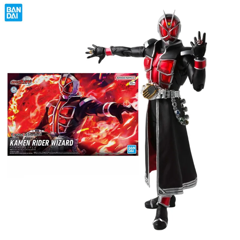 

Bandai Original Kamen Rider Model Garage Kit Figure-rise 1/8 Kamen Rider Wizard Anime Action Figure Assembly Model Toys