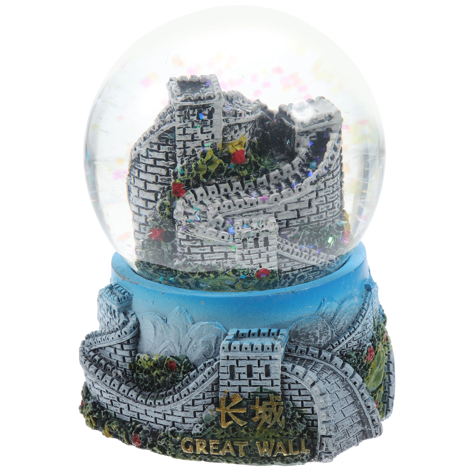 

Great Wall Crystal Ball 8cm Resin Crafts Home Decor Living Room Bedroom Study Office Great Wall Souvenirs Attractions Party DIY
