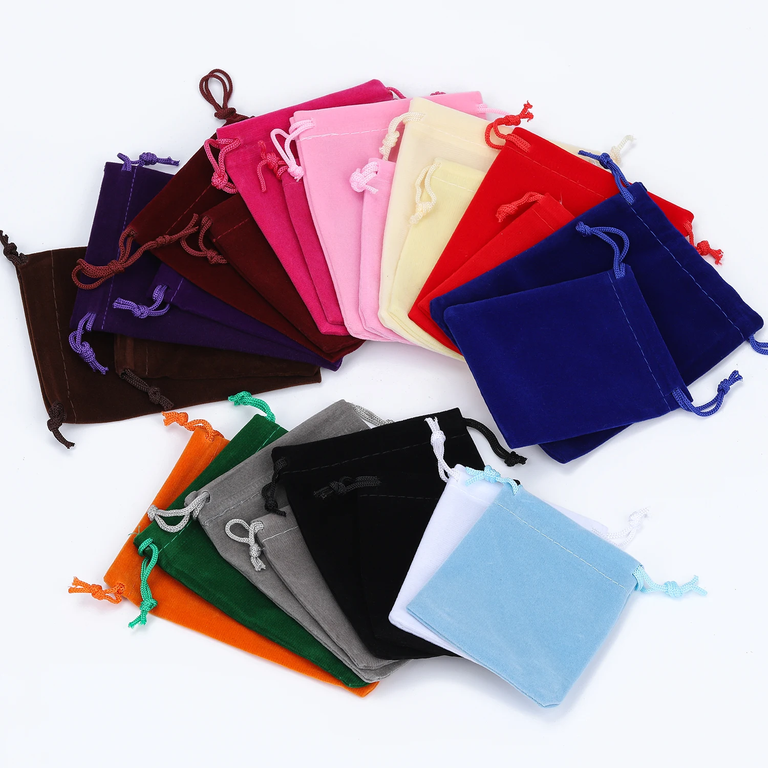 10Pcs 7x9cm/9x12cm Velvet Bag Drawstrings Pouches Party Gift Large Size Dust Bags Jewelry Gift Display Packing Bags