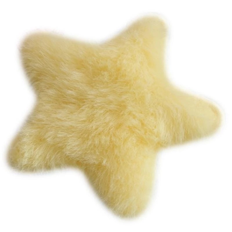 Q5WE Furry Plush Star Y2K Star Accessories Sweet Handmade Hairpin Women Girls