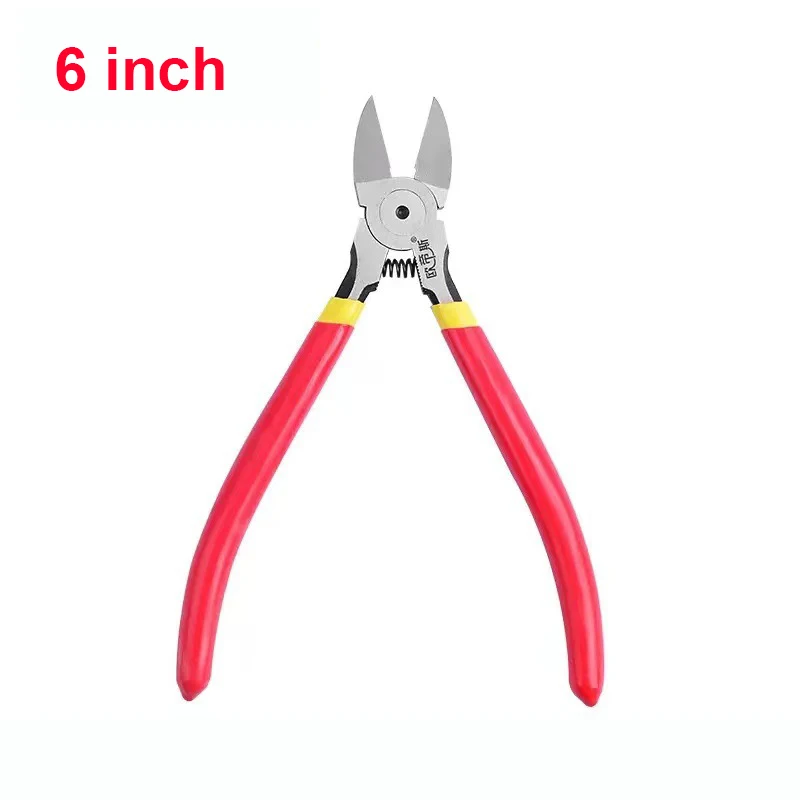 5/6/8 zoll Diagonal Zangen Multifunktionale Elektrische Draht Kabel Schneider Schneiden Side Snips Flush Nipper Hand Werkzeuge – Detail 8