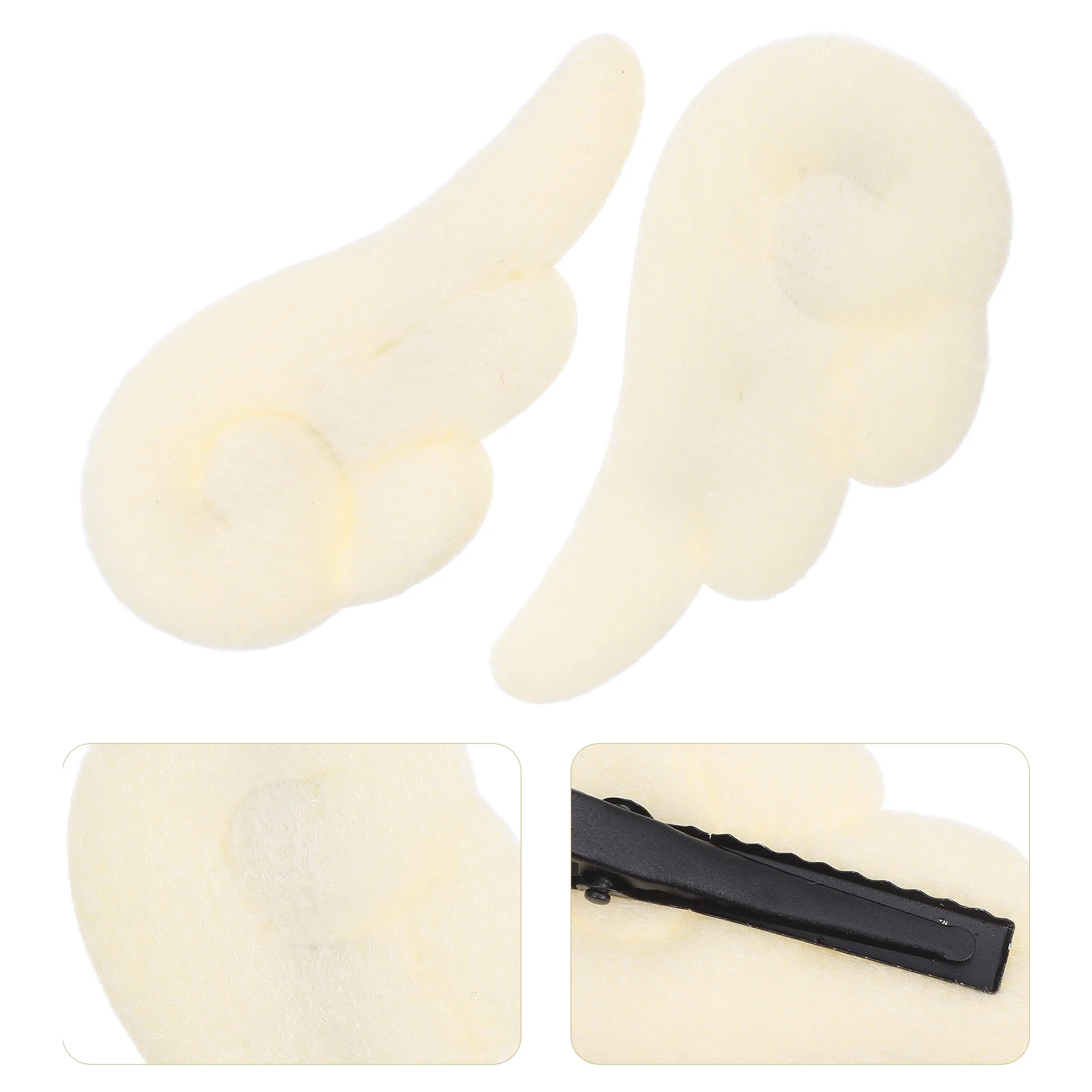 

1 Pair Hairpins Fabric Clips Girls Kids Wings Hair Accessories Barrettes Cute Hair Decor Party Birthday School Daily