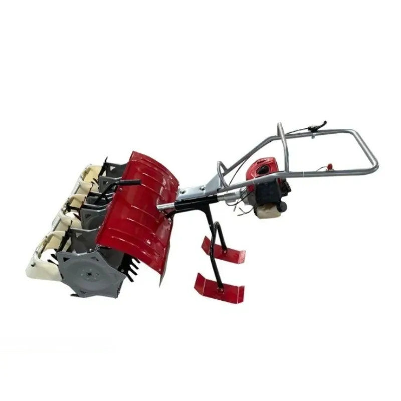 

【Best-selling】Paddy field weeder two-stroke rice field weeder weeding loosening soil small trimmer lawn mower