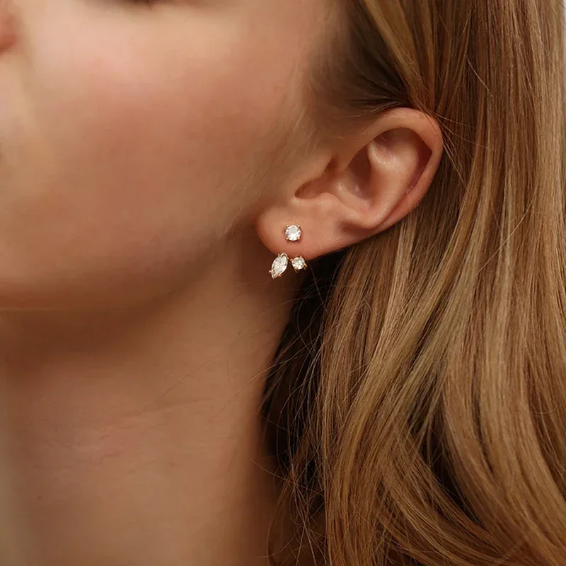FCGJHW GRA Certified Moissanite Drop Earrings Test Passed Jewelry Wedding Women S925 Sterling Silver Labd Diamond Earring  2026