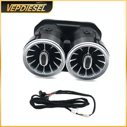 1Pc 64 Colors Rear Air Vent LED Ambient Light For Mercedes Benz GLB Class X247 W247 Car Interior Accessories