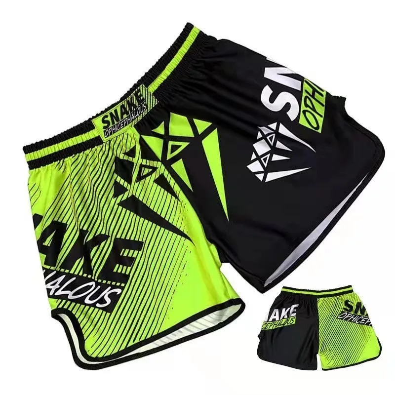 EVERBOUT Shorts Muay Thai Quick-Drying Sanda Sports Fighting Boxing Training MMA Adult and Children Customization