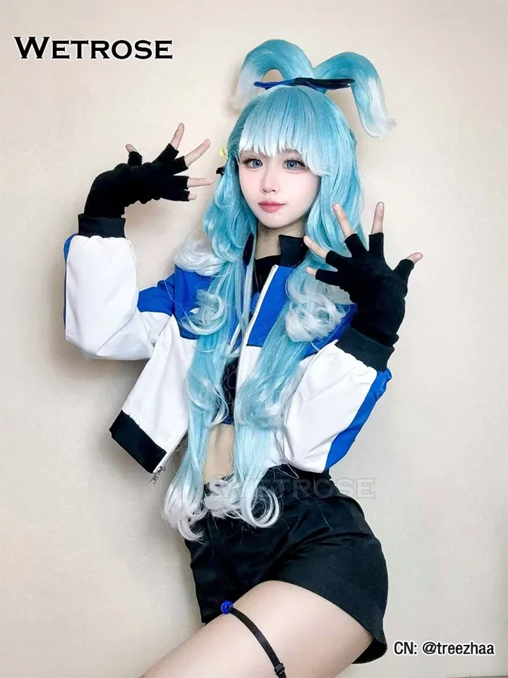 ホロライブ　こぼかなえる　コスプレ　Mサイズ　ウィッグ　靴　フルセット Wetrose]在庫あり 宝鐘マリン こぼ・かなえる MV III コスプレ衣装