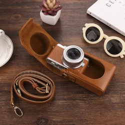 Full Body Precise Fit PU Leather Digital Camera case Bag box Cover Skin for NIKON J1 J2 J3 J4 J5 + 10-30m lens