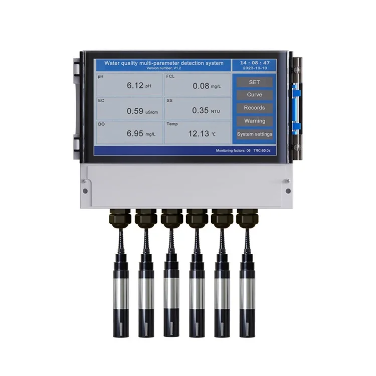 Industrial online multi parameter water quality analyzer, digital pH sensor