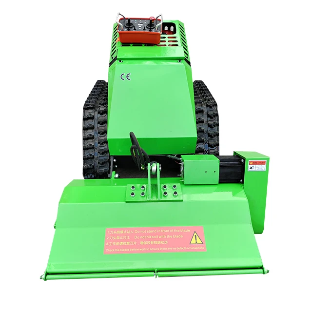 آلة إزالة الأعشاب الضارة وإزالة الروبوتية ذاتية الدفع الزراعية المخصصة للتحكم عن بعد، جزازة البستان الزاحف