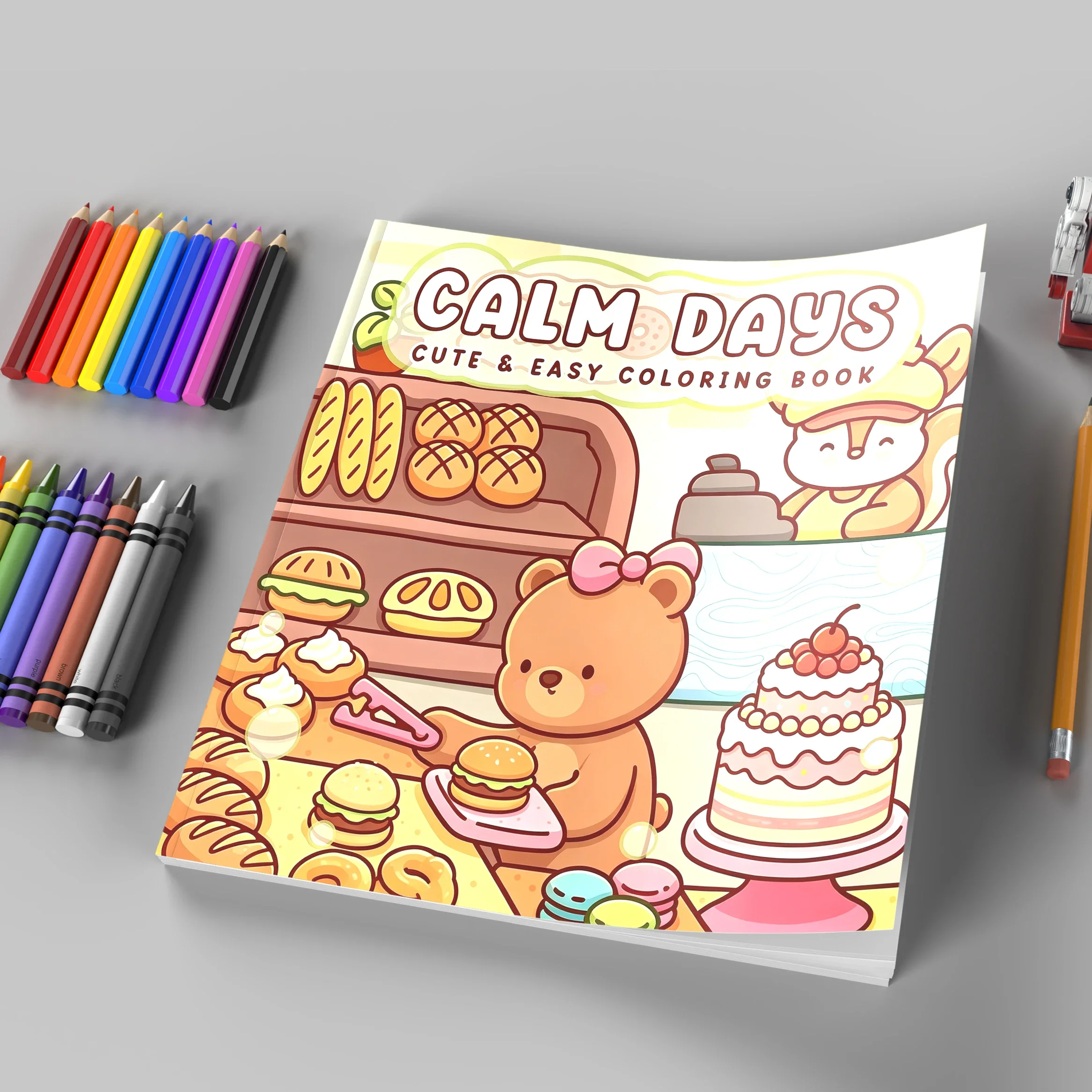 CALM DAYS Libro de Colorear con