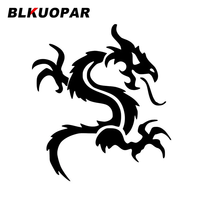 

BLKUOPAR Chinese Dragon Fire Funny Car Stickers Vinyl Anime Decal Personality Creative Surfboard Motorcycle Car Accessories