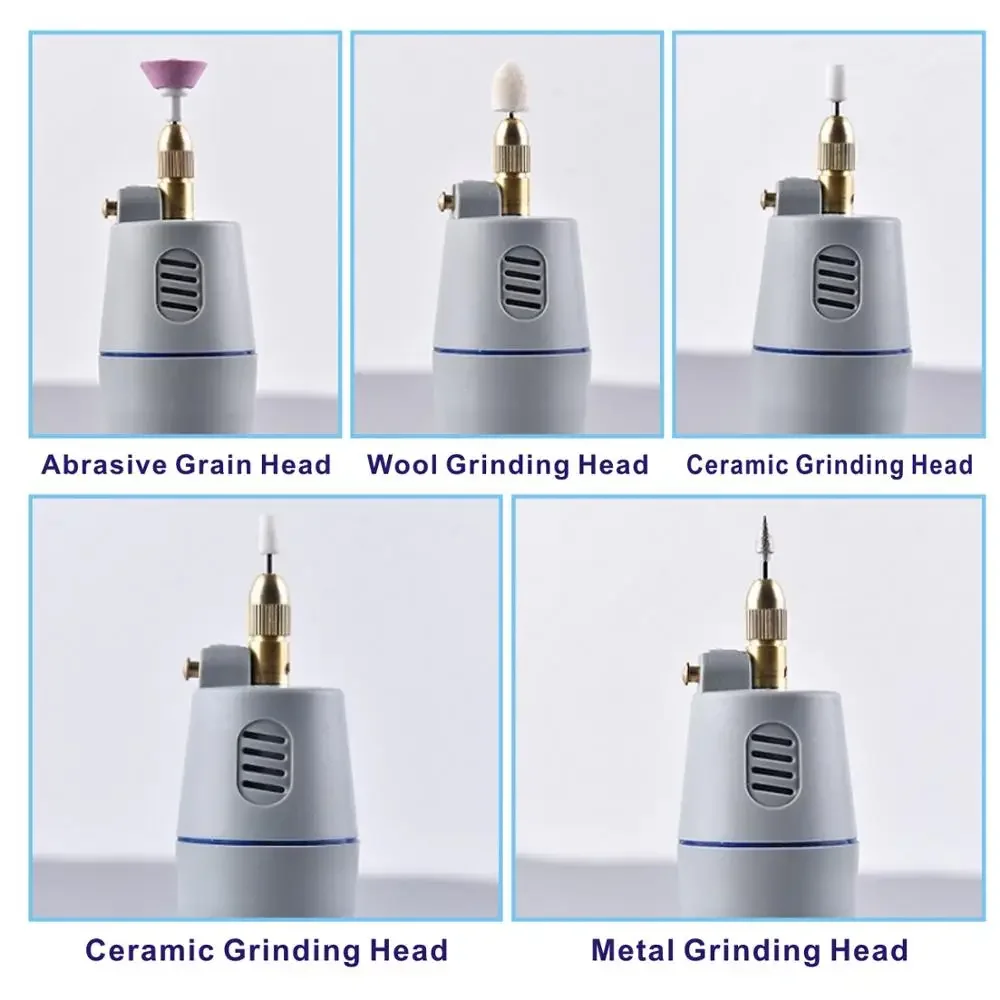 5 ピース 2.34 ミリメートルネイルドリルビットセット電気マニキュアペディキュアツールセラミック研磨ヘッド