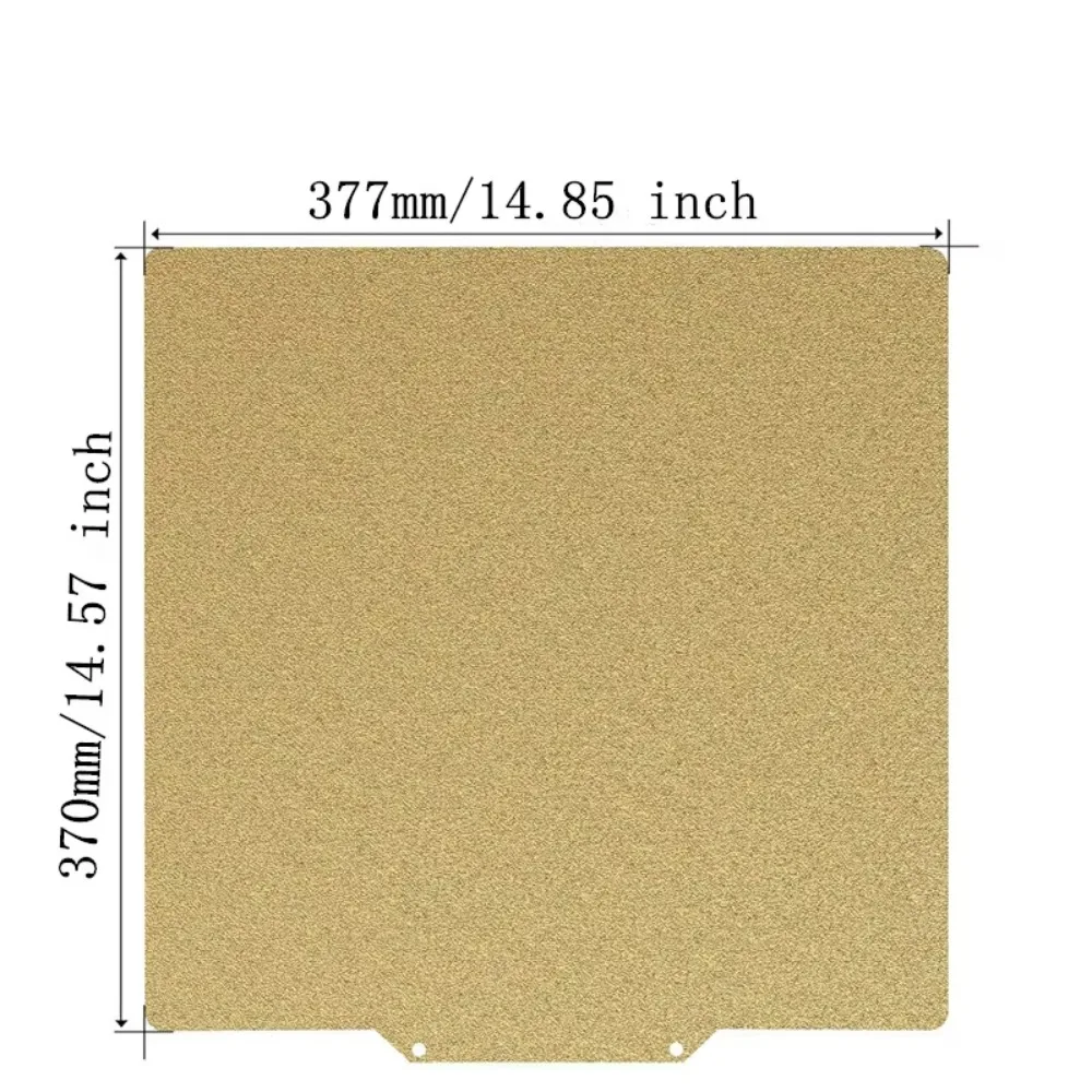 Ender-5 Plus Build Plate Smooth PEY PEO Chameleon Sheet For Creality 3D Printer 377x370mm Double Side PEI Printing Flexible Bed 2