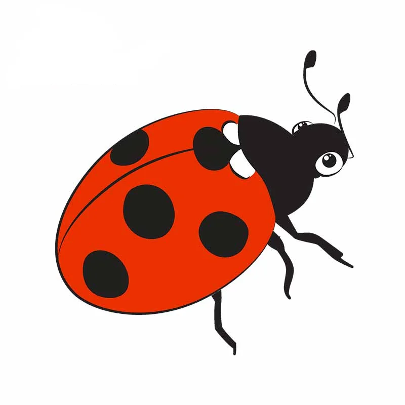 N320# 13CM/17CM For Ladybug Funny Decal Personality Stickers Waterproof Decal Sticker Car Styling Body For Car Decor