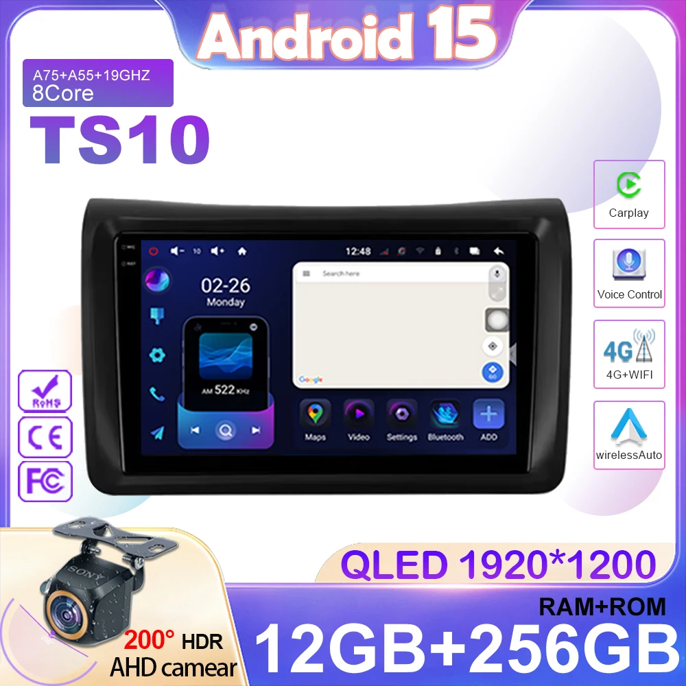 

Android 15 Car Radio For Nissan NV350 Caravan 2012 2013 - 2023 Navigation Head Unit BT GPS Player 2Din Stereo Carplay Video Auto