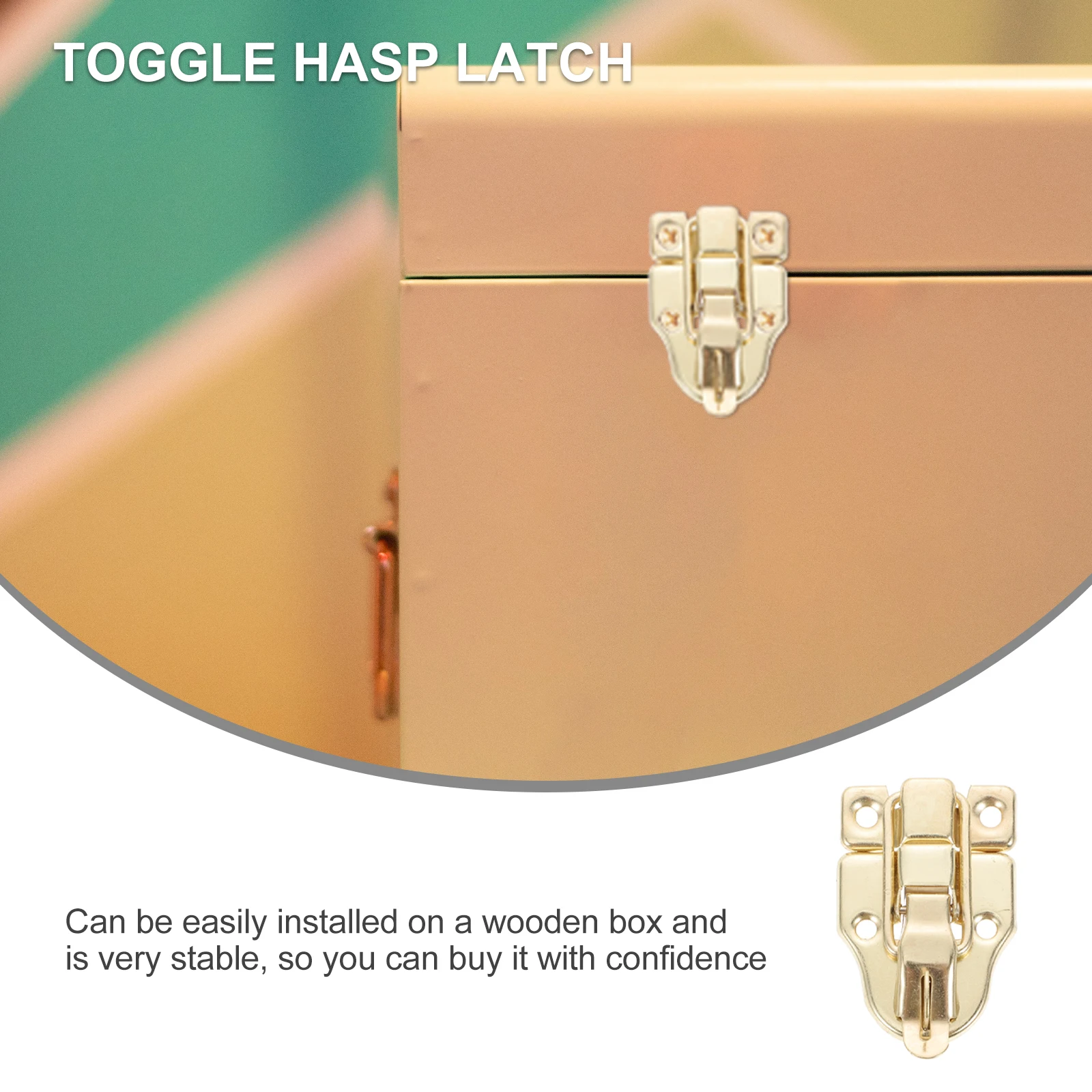 

10pcs Wooden Box Toggle Hasp Latch Duckbilled Lock Buckle Bag Clasp Heavy Duty Iron Material Furniture Hardware