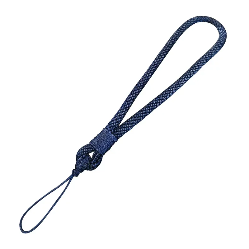 New Mobile Phone Lanyard Short Wrist Rope Thick Reinforcement Hand Woven Men and Women Simple with Small Rope  Phone Chain