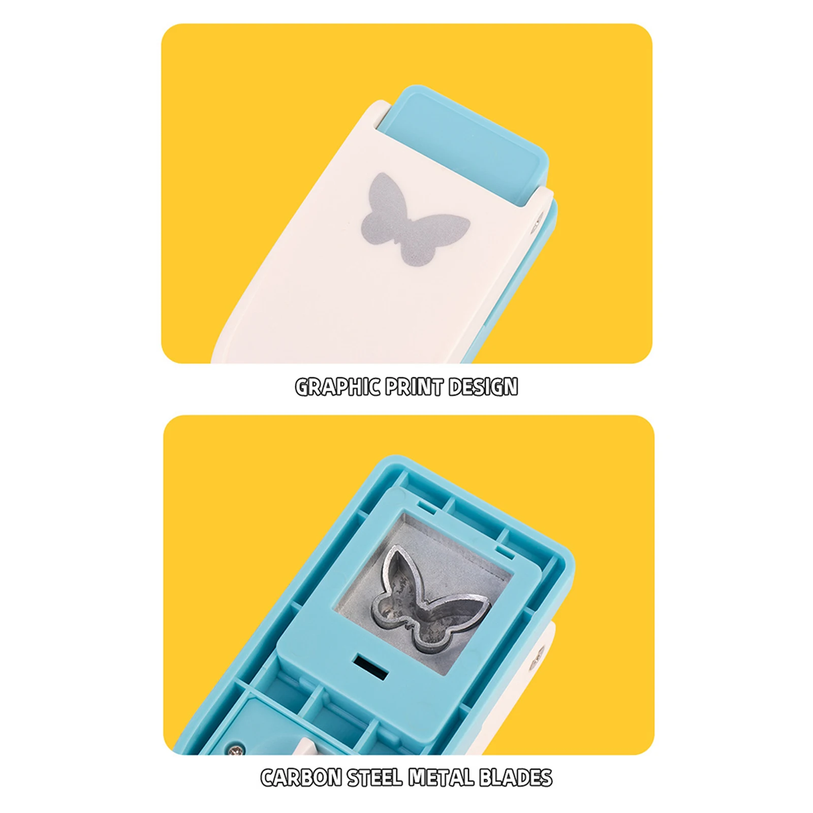 1Pc Tab Punch Paper Cutter Sketchbook Handcraft Tool Portable for Classification File Card Making Self Made Index Label Notepad