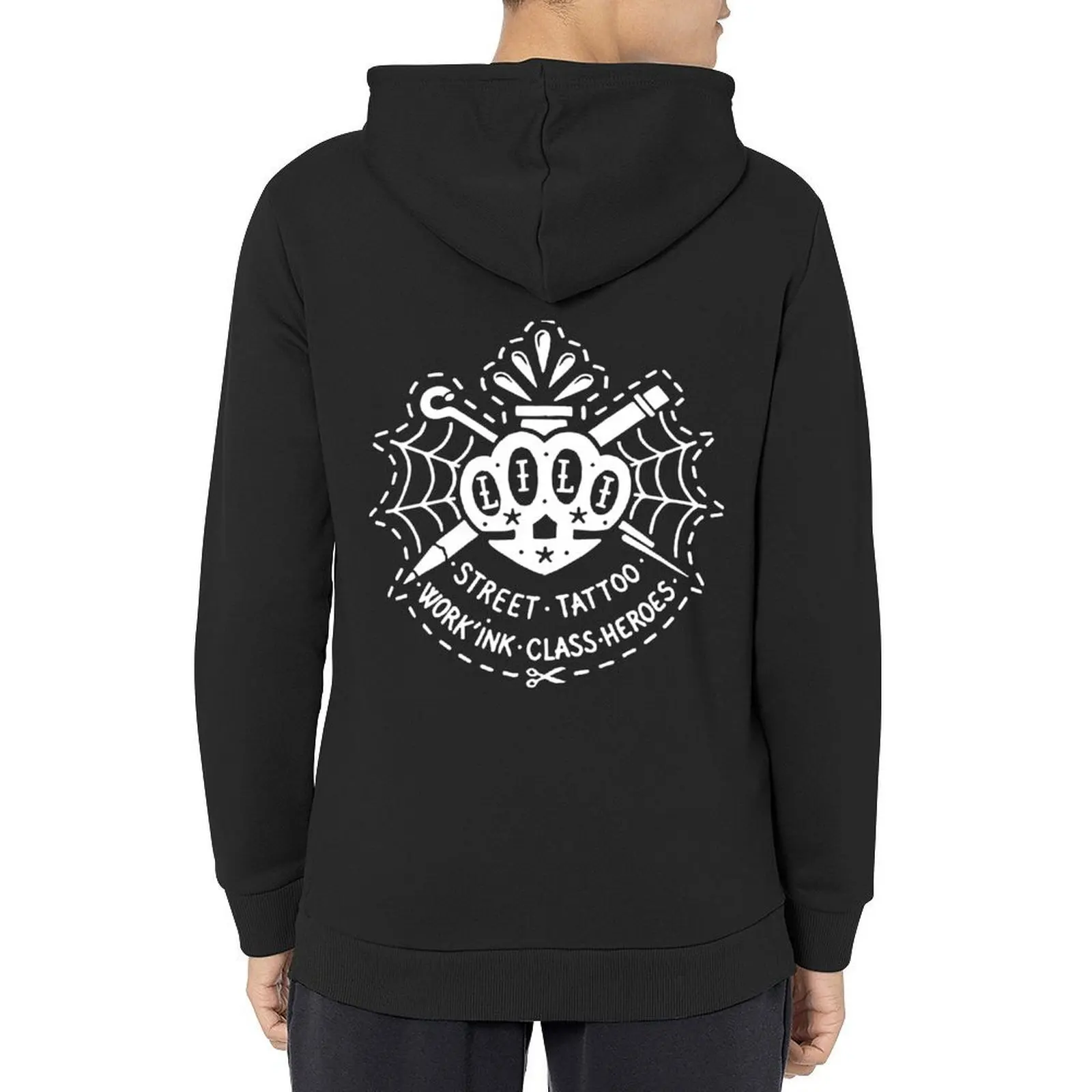 

Lili Street Tattoo Hoodie mens designer clothes hooded shirt anime clothing men's clothing hoodie oversize