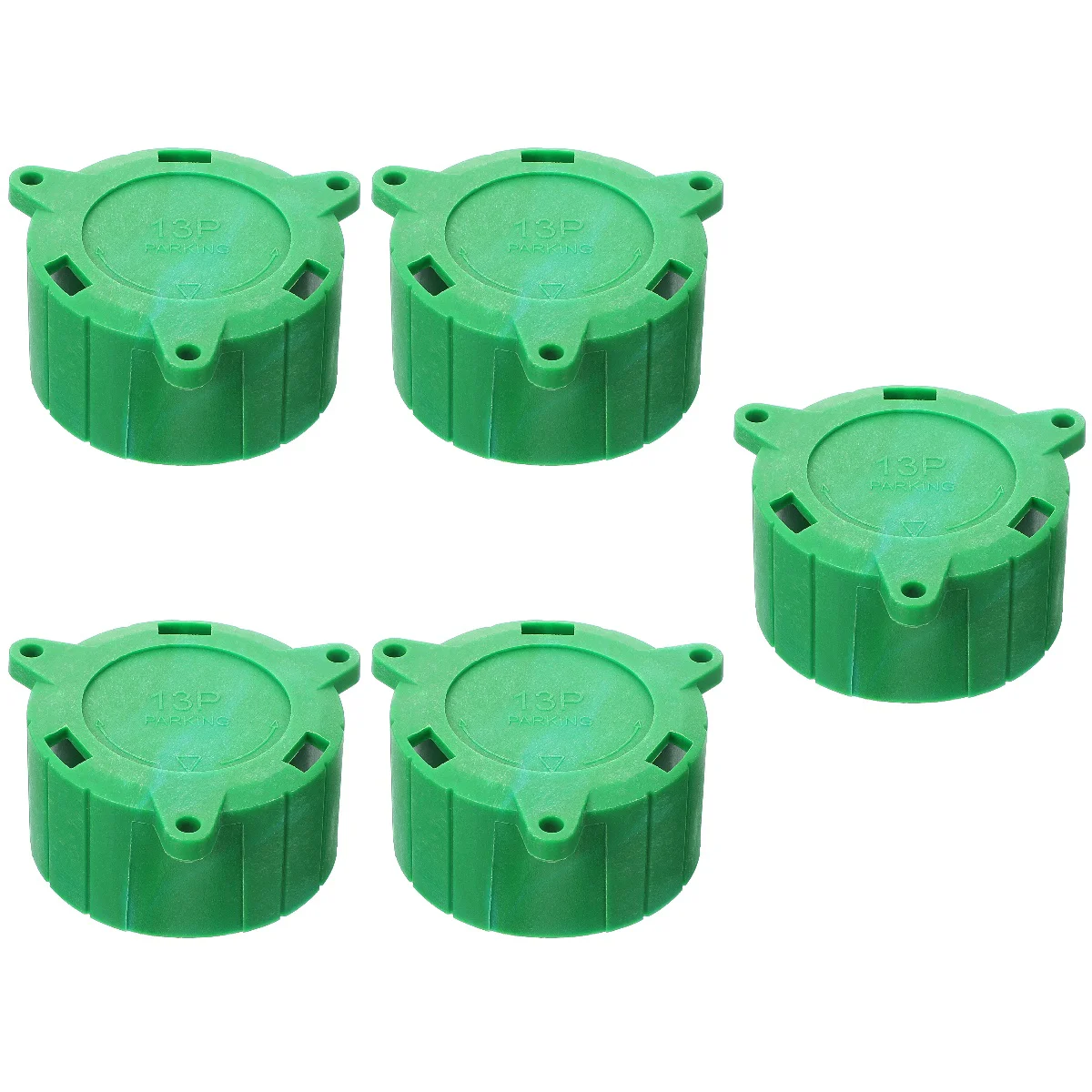 

5 PCS Plug Dust Cover 13 Pin Parking Cap 13p Holder Trailer Connector Plastic Supplies