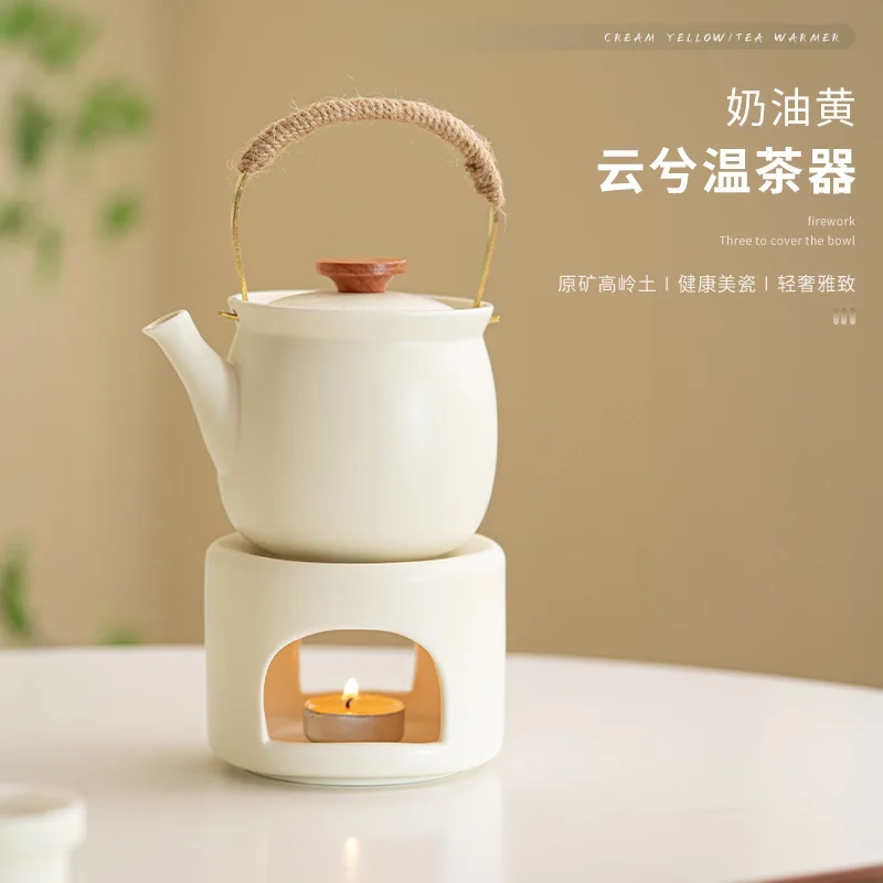 

Японский керамический чайник, набор свечей, подогреватель, уличная чайная плита, горшок с ручкой, чайные чашки, традиционный подарок для чайной церемонии