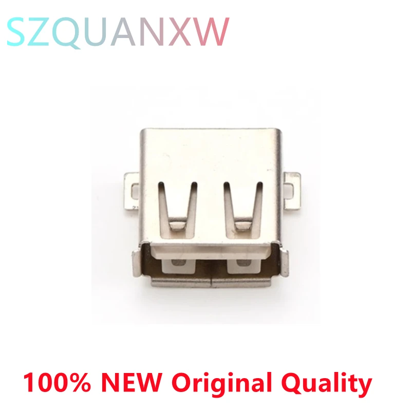 10PCS USB Type A Standard Port Female Solder Jacks Connector PCB Socket USB-A type SMT 4Pin