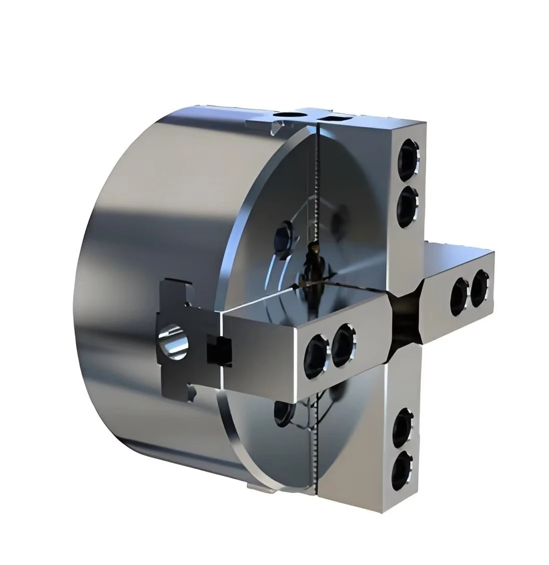 Hydraulic CNC Lathe Power Chuck250mm 3 Jaw/4 Jaw Self-centering