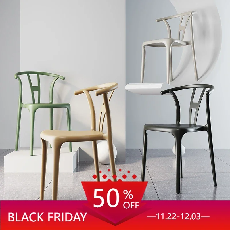 

Plastic Minimalist Designer Dining Chair Replica Bar Stool Modern Relaxing Dining Chair Kitchen Muebles De Cocina Home Furniture