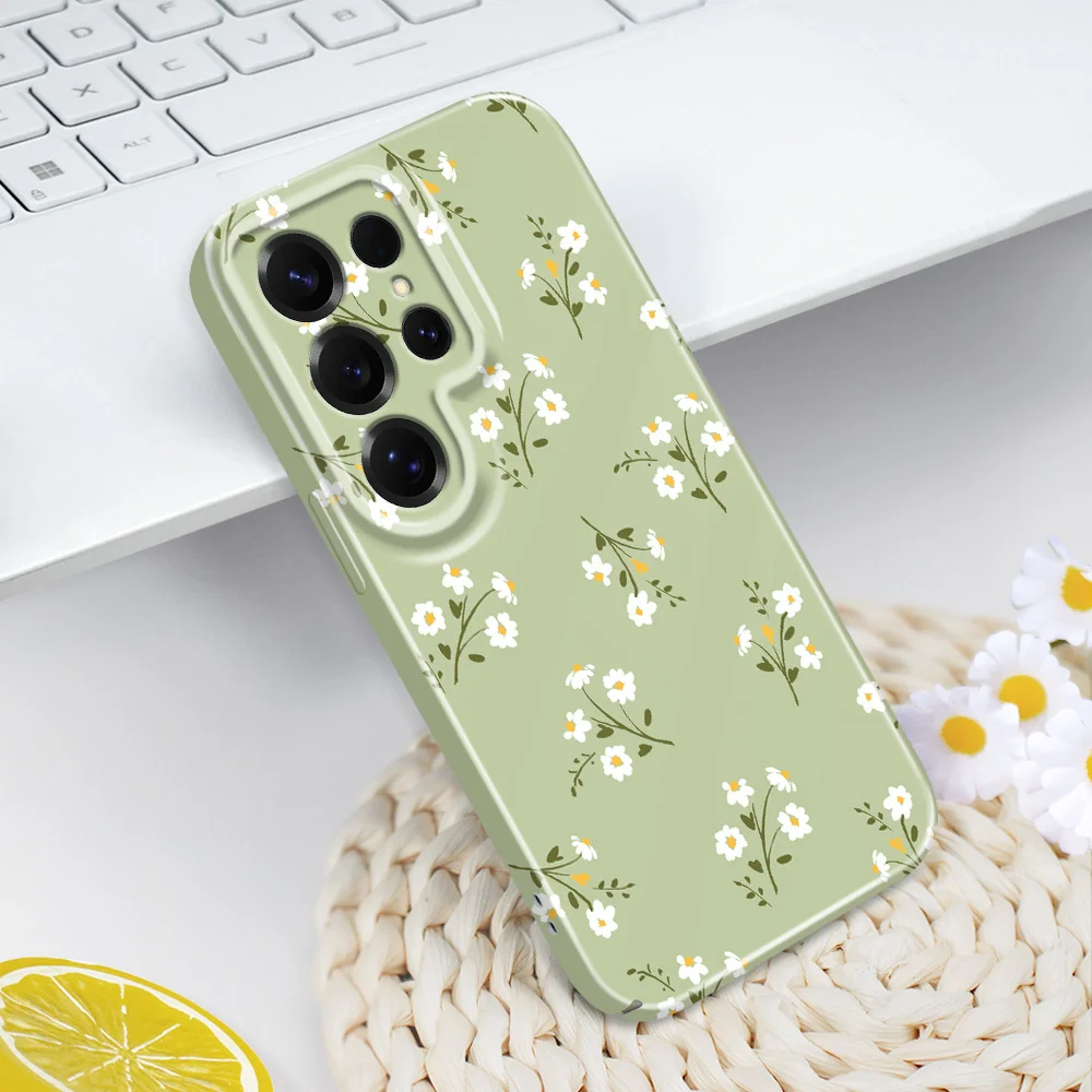 Star Flower Phone Case For Samsung Galaxy S26 S25 S24 S23 S22 S21 S20 Plus Ultra FE 5G Film Hard Cover