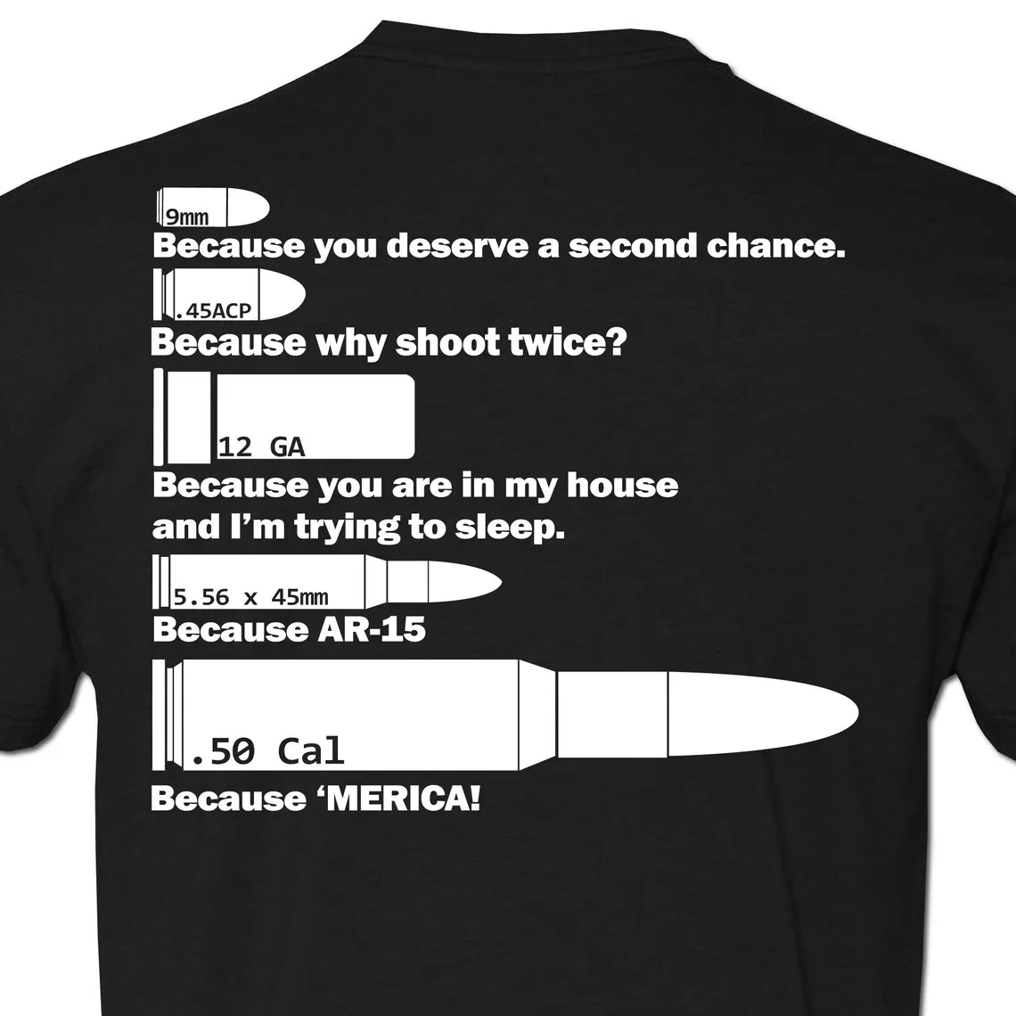 2nd Amendment American Flag Bullet Funny Merica Ammo Chart T-Shirt 100% Cotton O-Neck Summer Short Sleeve Casual Mens T-shirt