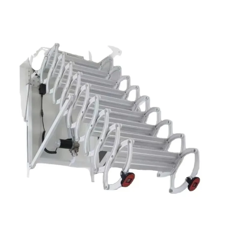 

Fully Automatic Attic Telescopic Ladder Modern Electric Household Ladder Invisible Manual Duplex Staircase Folding Lift