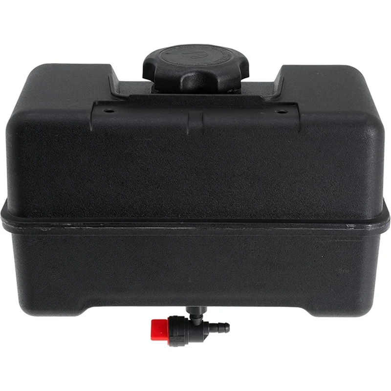 Y50A 691993 Fuel Tank 4 Quart with Shut Off Valve, 493337 for Briggs & Stratton Lawnmower Remote, Troy-Bilt Garden Way Equipment