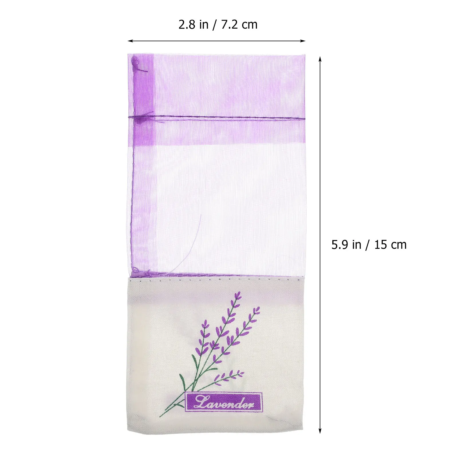 1Set Lavender Fragrance Sachet Bags Premium Cotton Material Refillable Scented Pouches for Clothes Closet Moth Deterrent Home