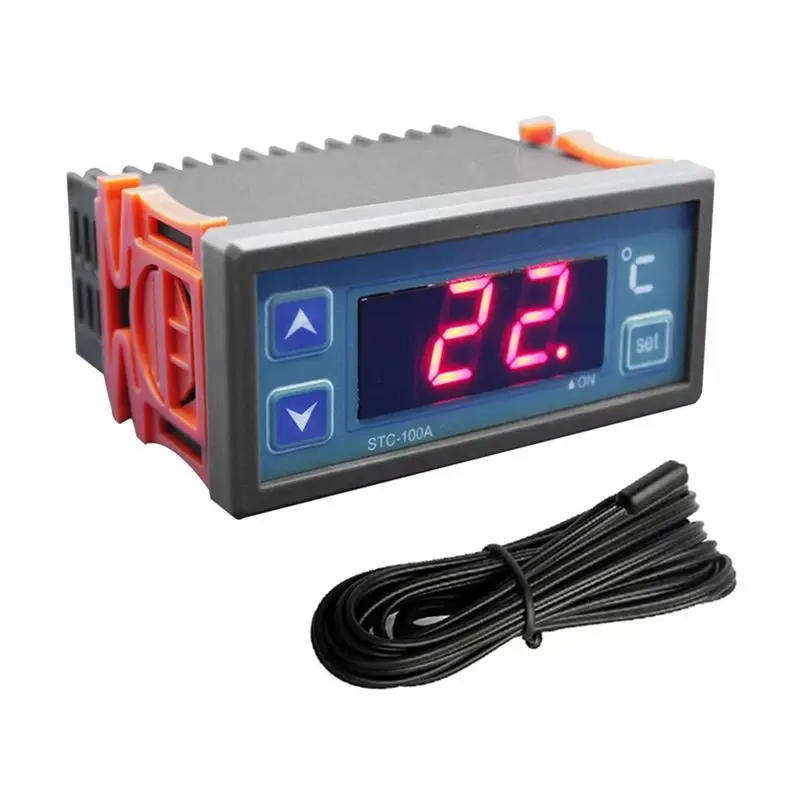 

2025 Trend STC-100A Digital Temperature Controller AC220V Intelligent Temperature Regulator Refrigeration Heating Thermostat