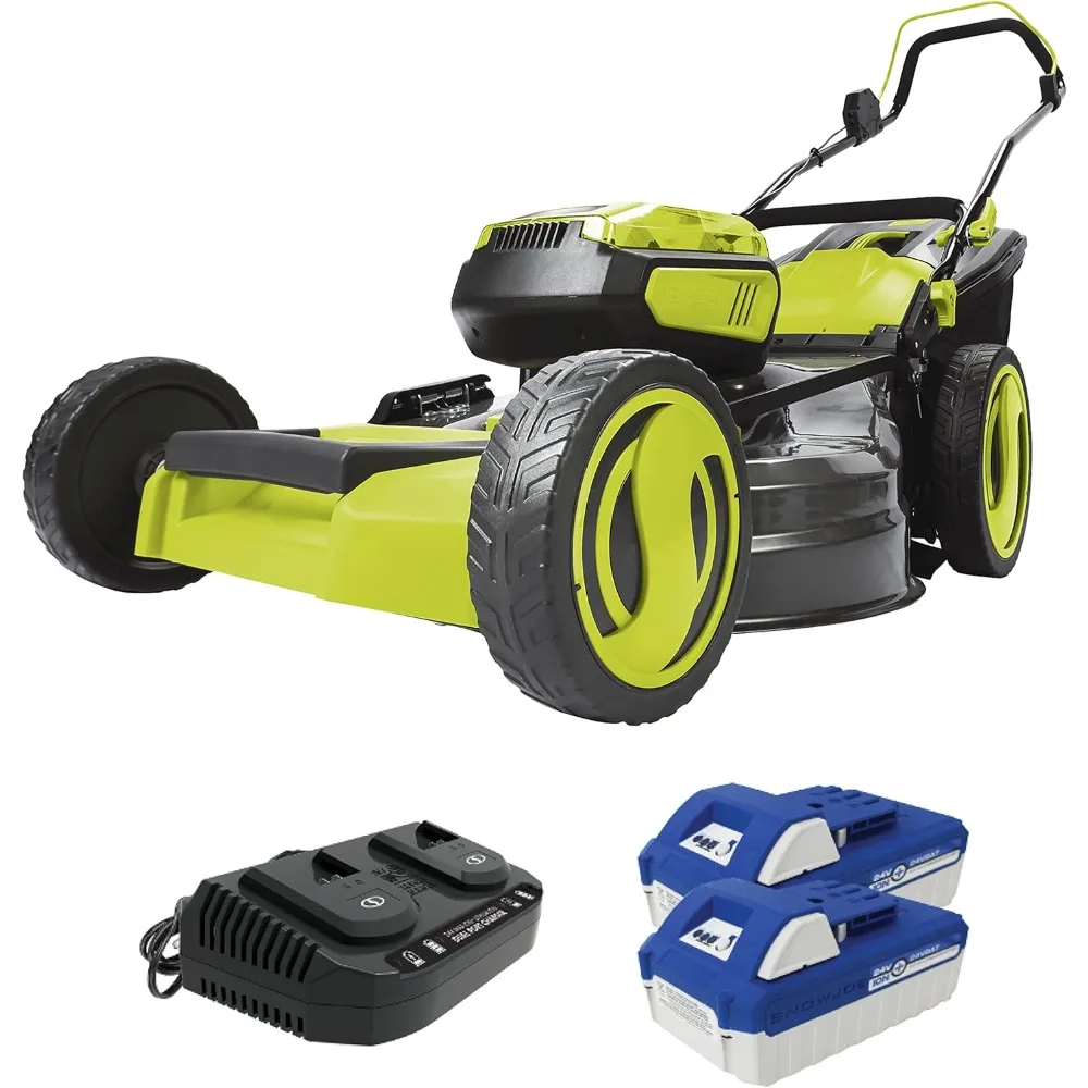 

24V-X2-21LM 48-Volt 21-Inch 1100-Watt Max Brushless Cordless Lawn Mower