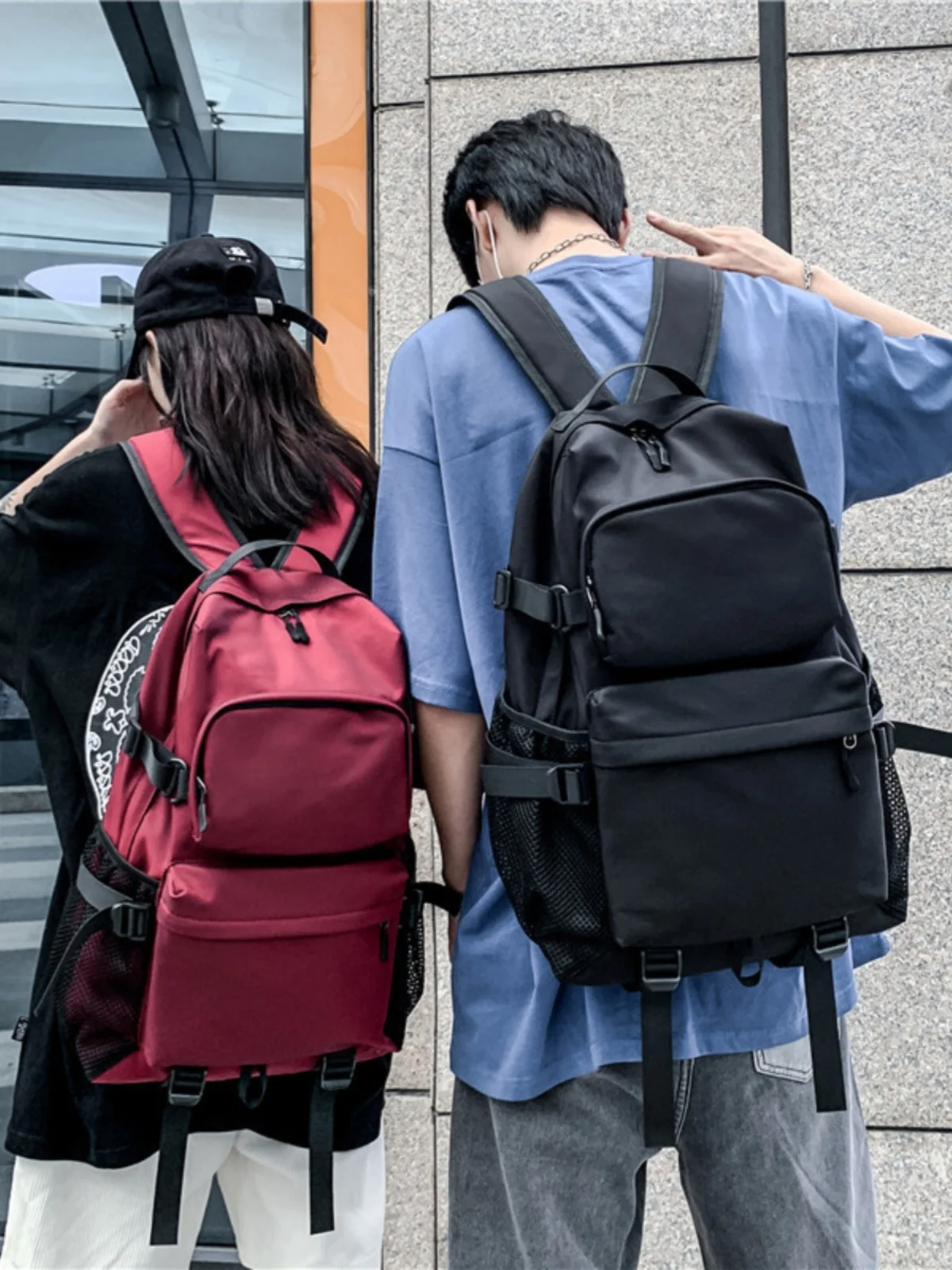 Outdoor Large Capacity Waterproof Men's Backpack 2026 New Versatile Travel Bag Student Bookbag Nylon Material Zipper Closure ...