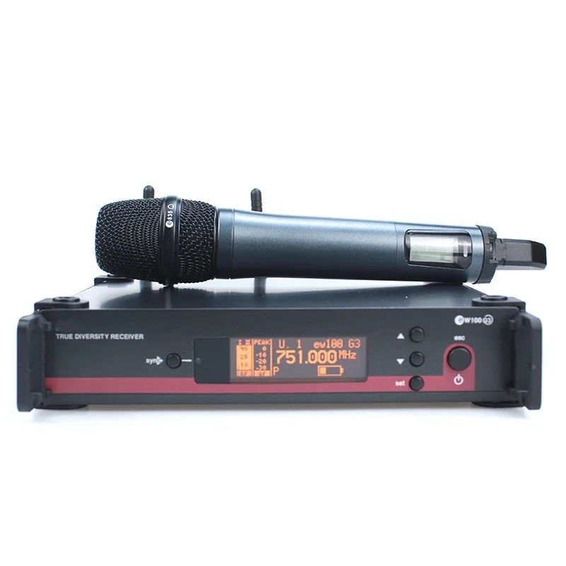 EW135G3 EW100G3 EW135 G3 E835 E835S Auriculares inalámbricos Clip Raoke Stage Micrófono vocal en vivo Sistema profesional inalámbrico