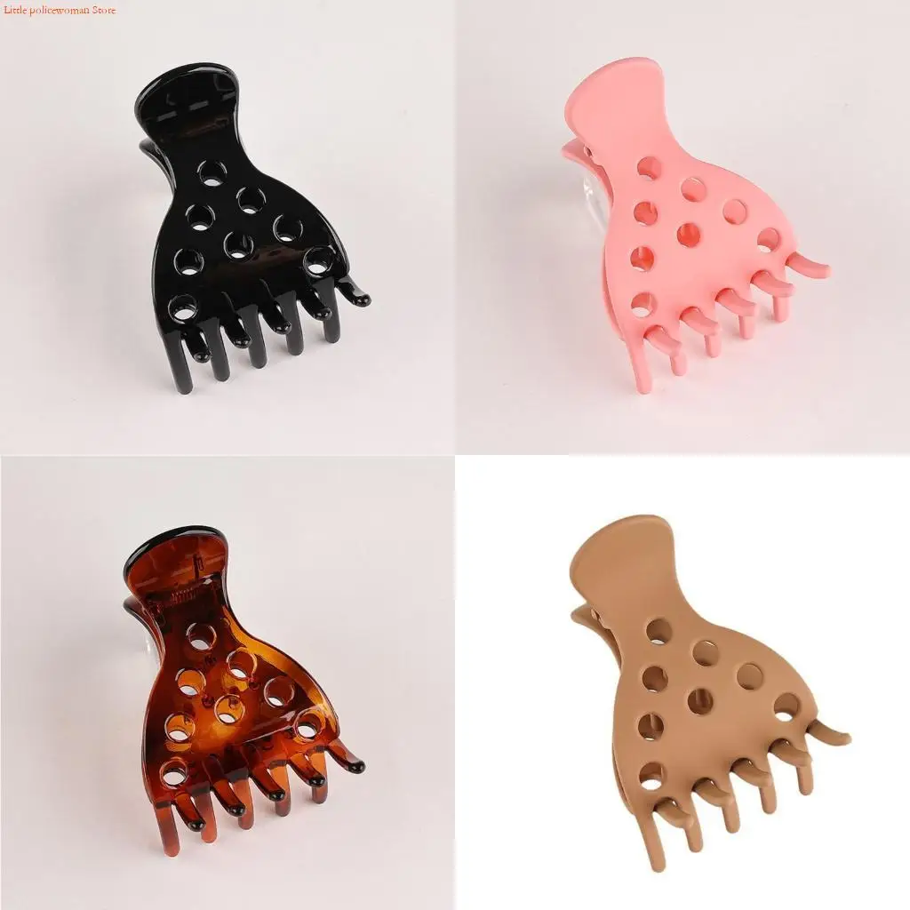 

F92D Resin Hair Clip 7 PCS Slip Resistant Root Lift Claw Clip Hairpin for Women