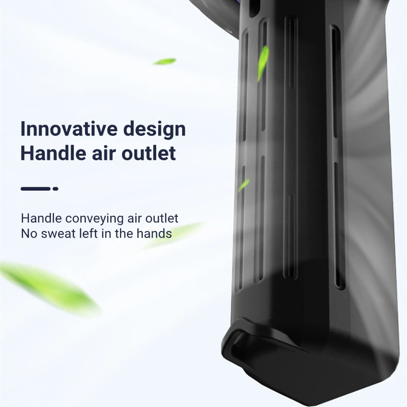 Открытый портативный мини ручной вентилятор USB Перезаряжаемый 2000mAh с батарейным питанием беспроводной электрический вентилятор с воздушным охлаждением