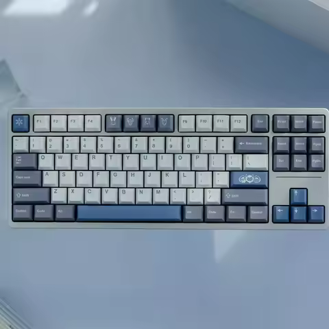 Swagkeys Arctic Theme Keycap Set 129key PBT Custom Keyboard Cap Cherry Profile Gaming KeyCap for Mechanical Keyboard Accessories