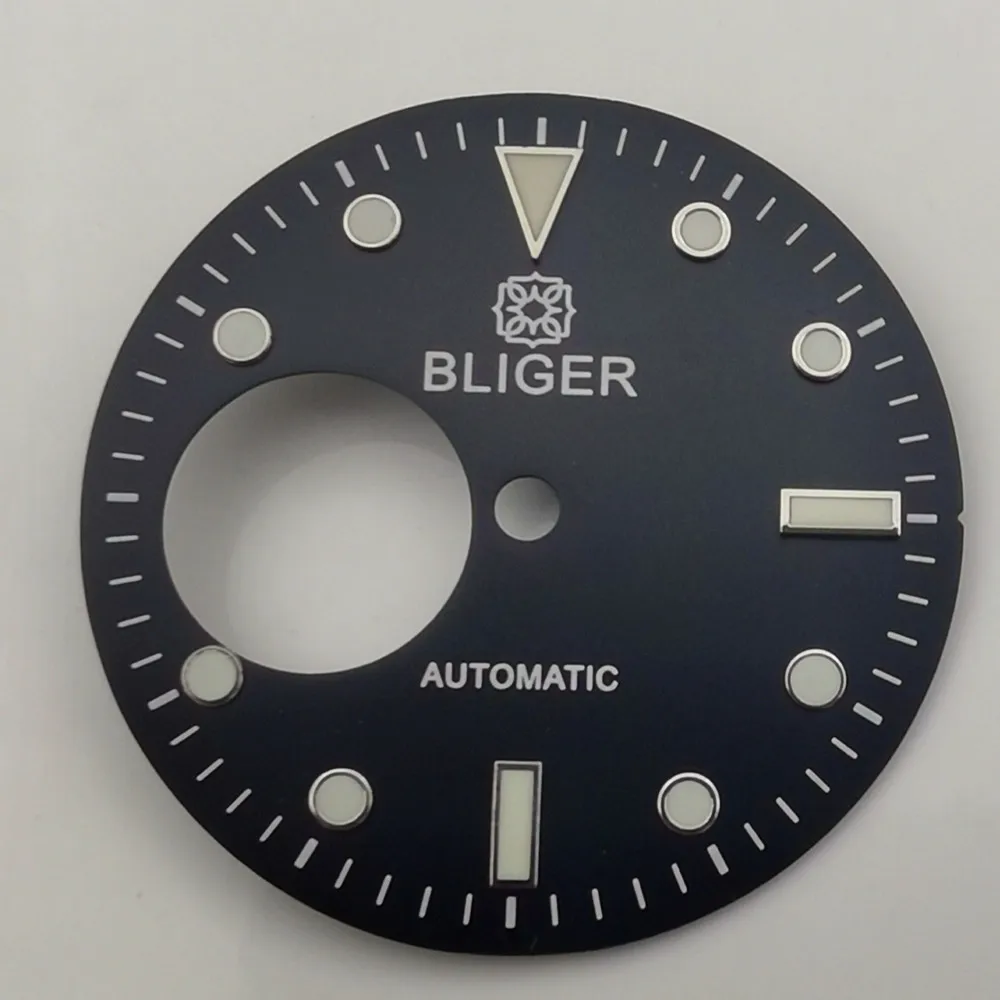 일본 Nh38 자동 무브먼트에 적합한 야광 다이얼, 다양한 색상, 29mm